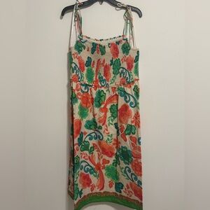 Adrianna Papell Multicolor Floral Dress
